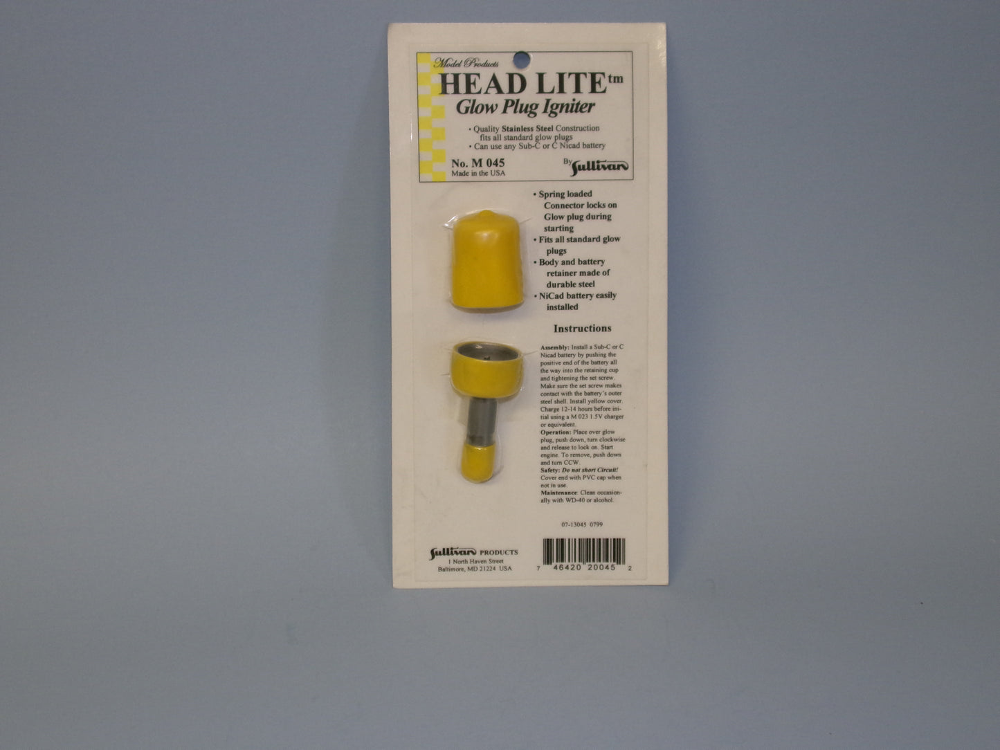 M045- Head Lite Glow Plug Igniter