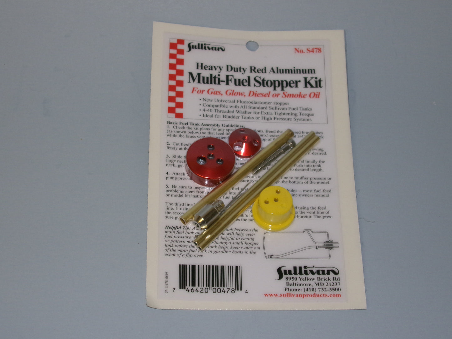 S478- Heavy Duty Aluminum Stopper Assembly