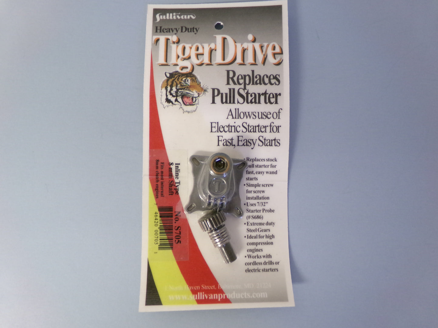 S705- 8mm InLine TigerDrive