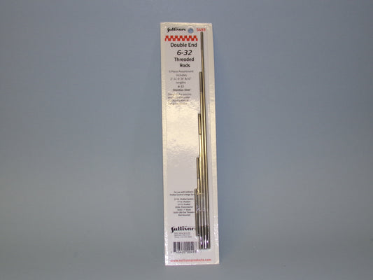 S493- 6-32" Assorted Threaded Rod